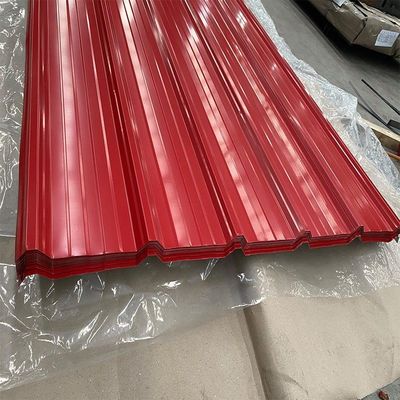12m Corrugated Galvanized Steel Sheet SPCC PPGI Coated Gi Sheet